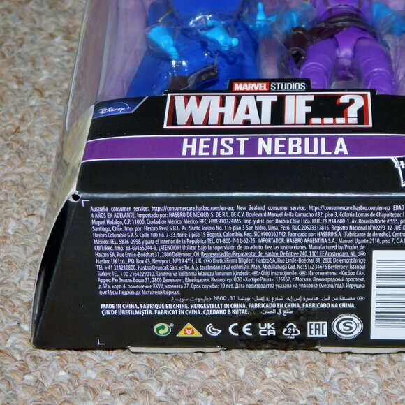 2021 Hasbro Marvel Legends 6" What If? Heist Nebula MIB New BAF The Watcher - Picture 9 of 12
